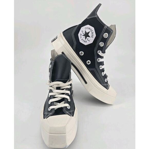 Converse Hi Tops Black Chuck 70 Hi De Luxe Squared A06435C Women's Sz 8 Mens 6 - Picture 1 of 10
